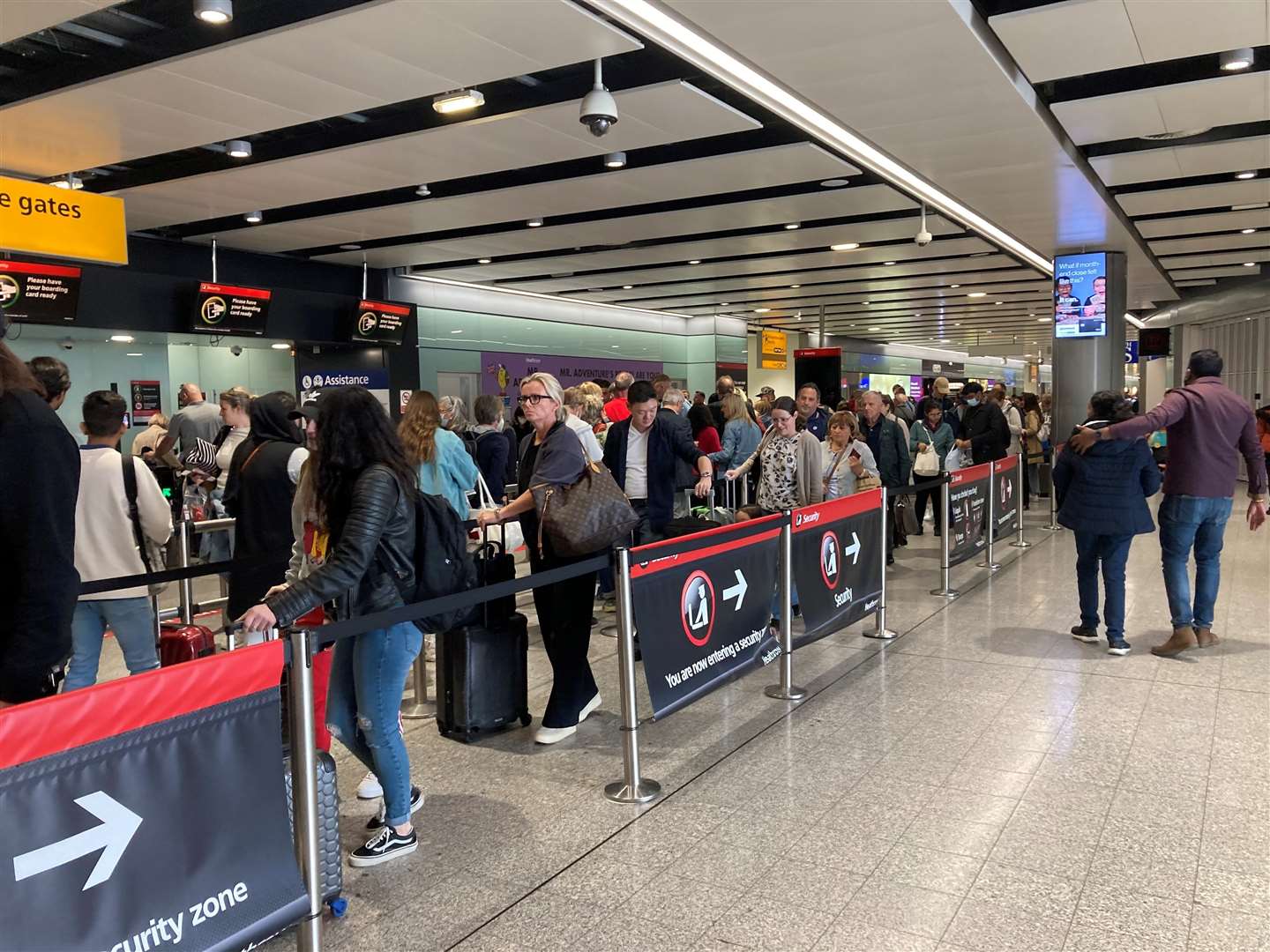 Airports across the country were overwhelmed by an influx of passengers over the Platinum Jubilee weekend (Ben Smith/PA)