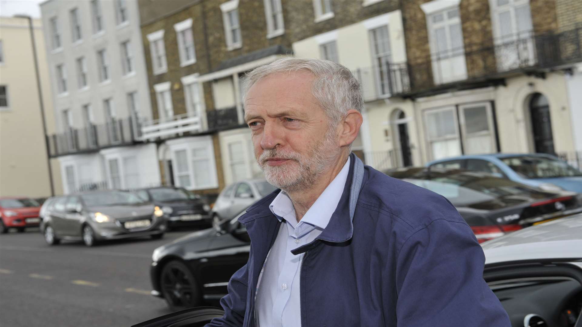 Jeremy Corbyn arrives in Margate