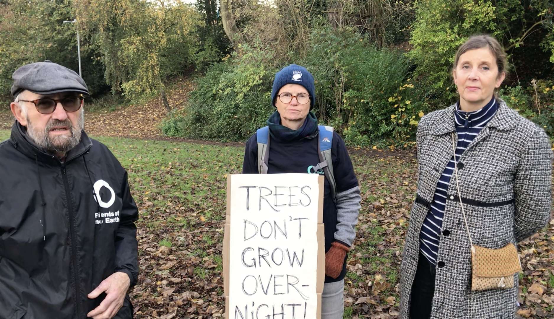 Bernie Mothes, Lib Owen and Amanda Tresiger of Swale Friends of the Earth