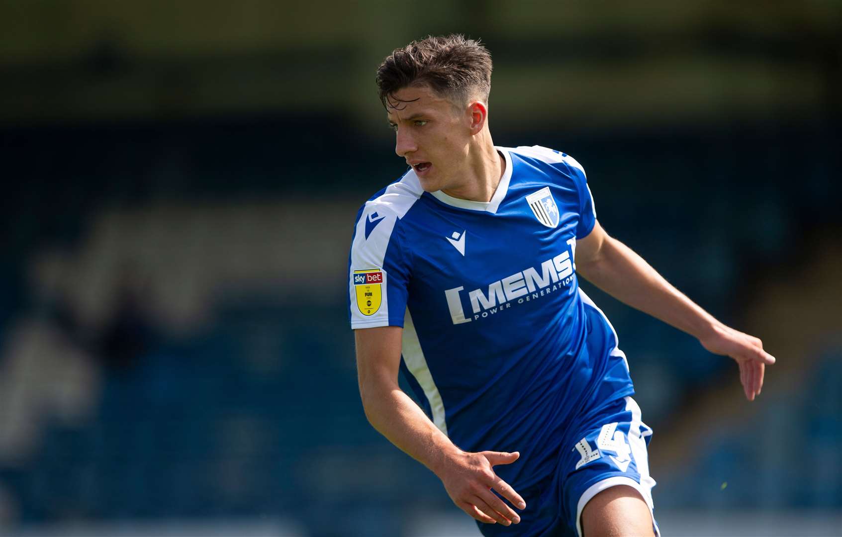 Gillingham defender Alfie Jones in action during pre-season against Charlton Picture: Ady Kerry