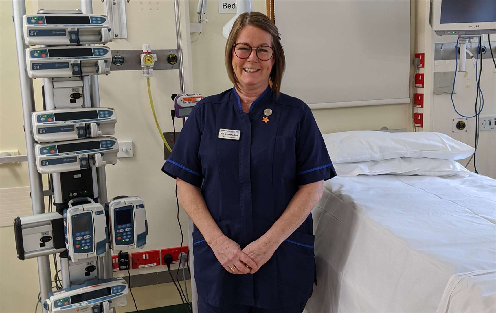 Deirdre McFarlane has worked in intensive care since 1998