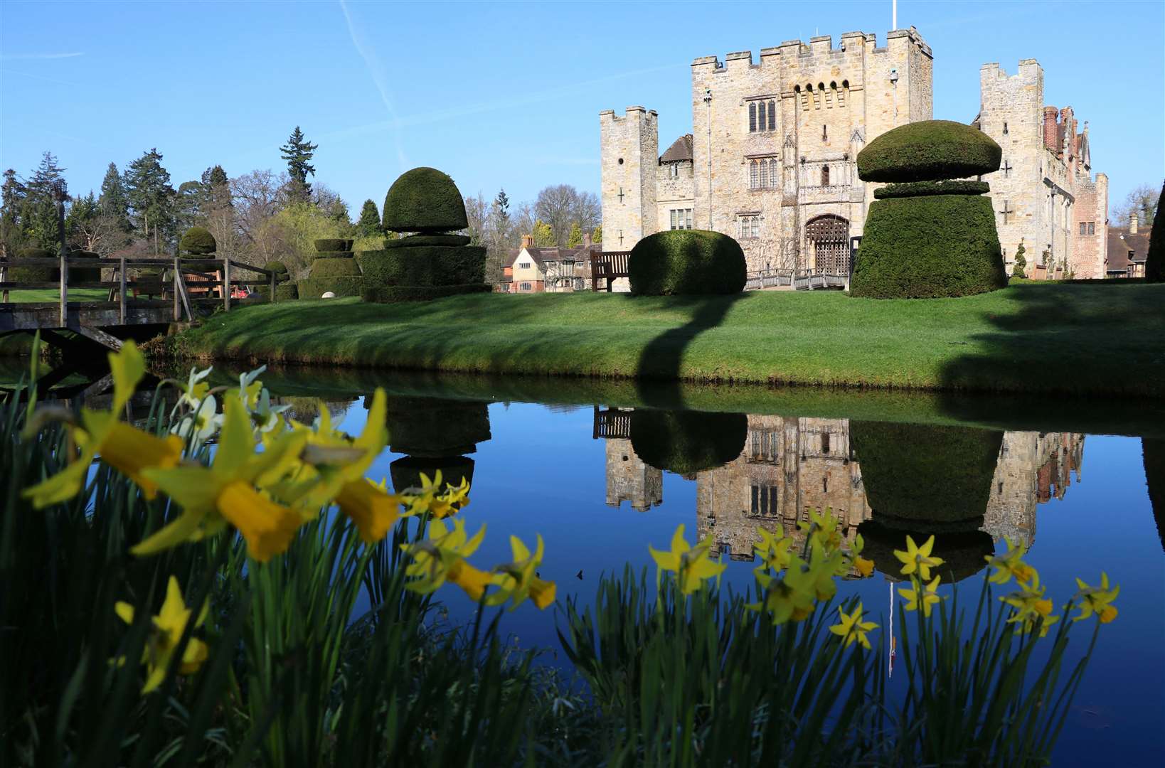 One of the fly-bys was to be over Hever Castle in Sevenoaks