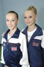 Gymnasts Kezi Gore and Joanna Matcham