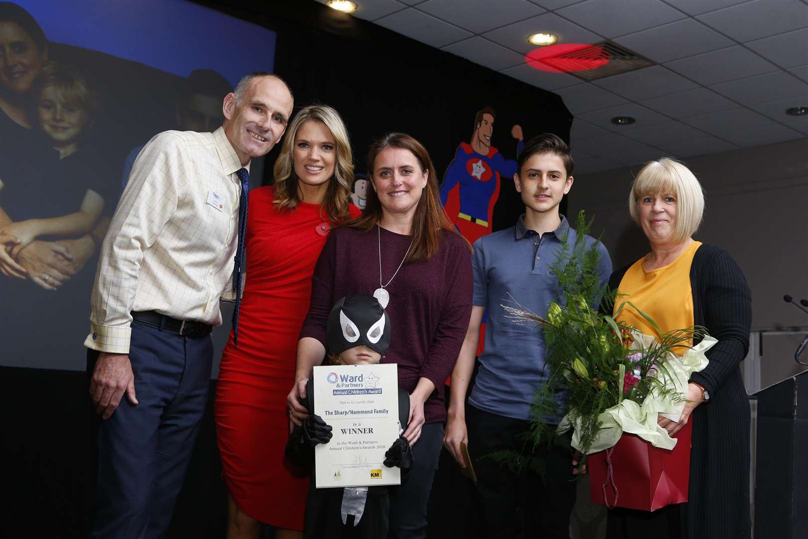 The Sharp/Hammond family won Courageous family at this year's awards.Picture: Andy Jones