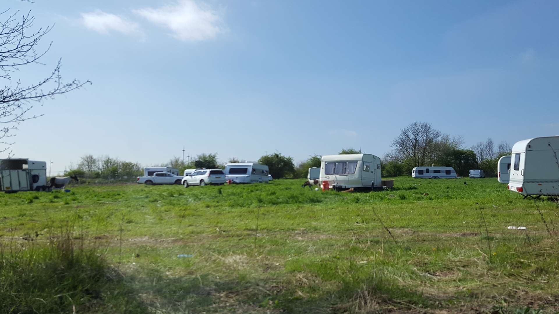 The site viewed from Coldharbour Road