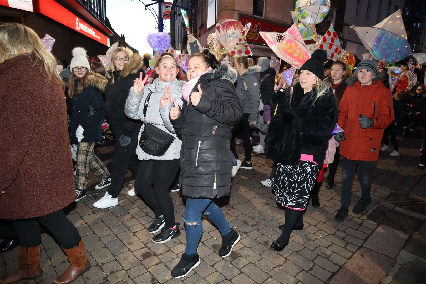 More than 200 lights were made for the Sheerness lantern parade on Saturday