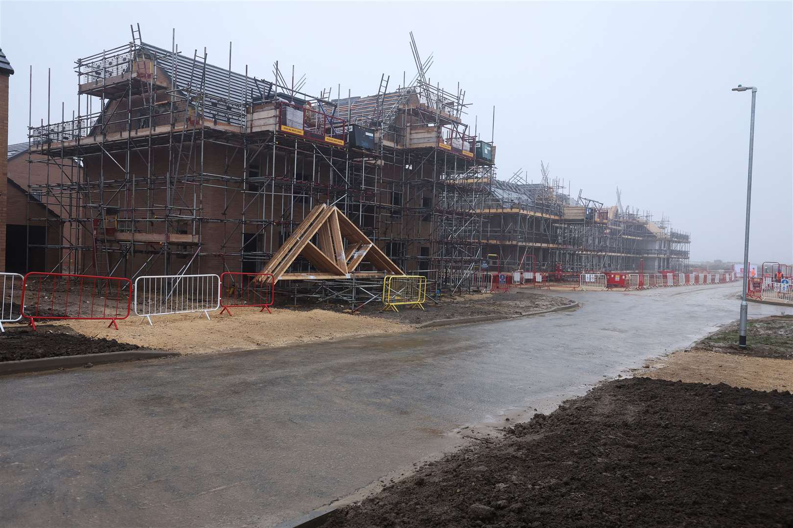 View of a construction site in Cambridge, during a visit by Prime Minister Sir Keir Starmer on December 12 (Chris Radburn/PA)