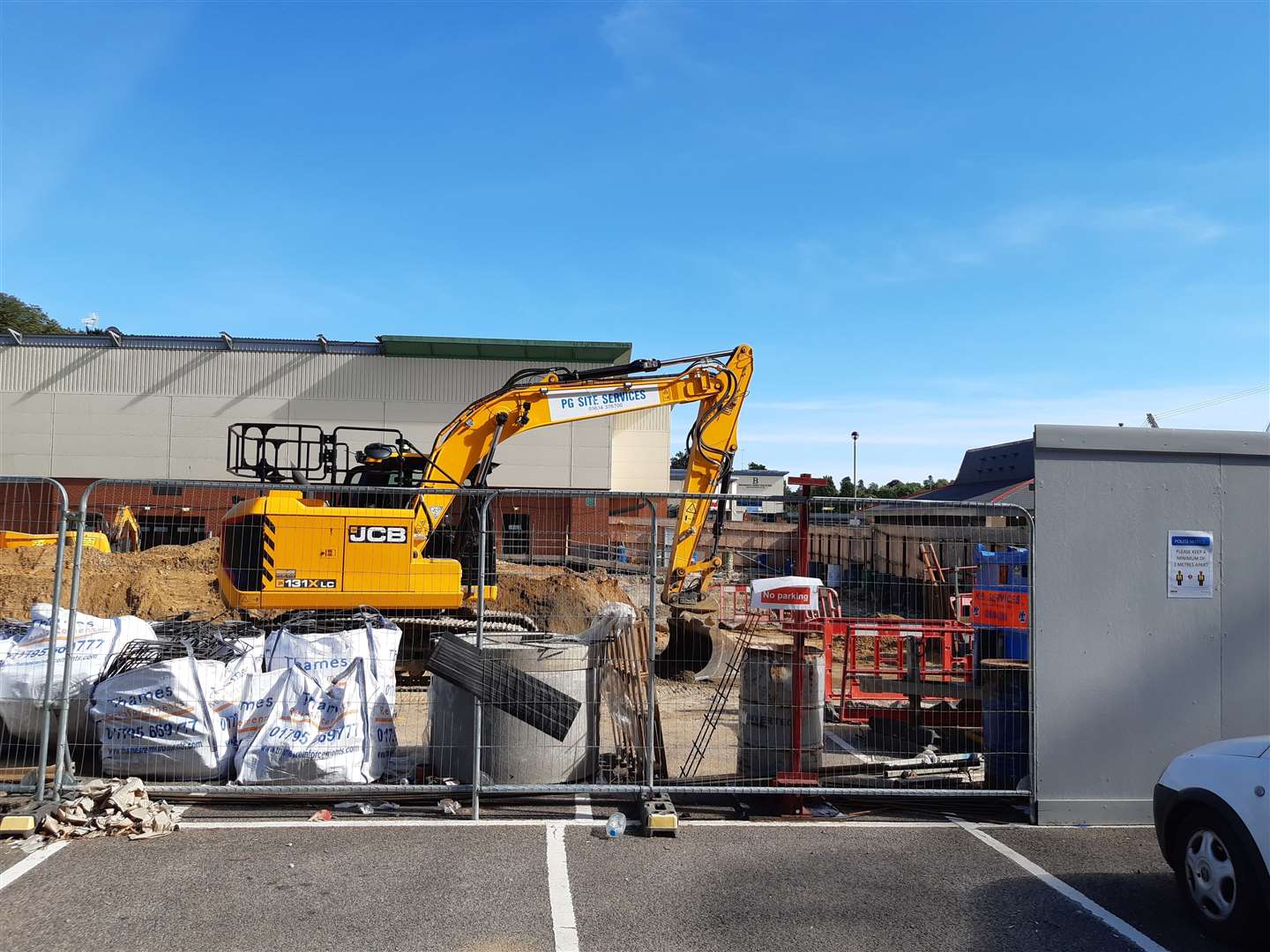 Work has restarted on the Cineworld extension in Ashford