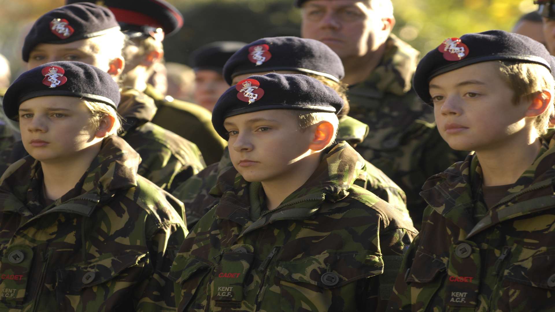 Ashford Army cadets Remembrance service, Ashford Picture: Gary Browne