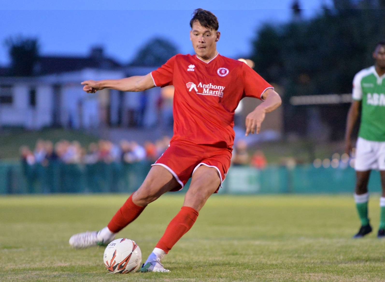 Dartford's new signing Alfie Pavey in action for Welling Picture: Dave Budden