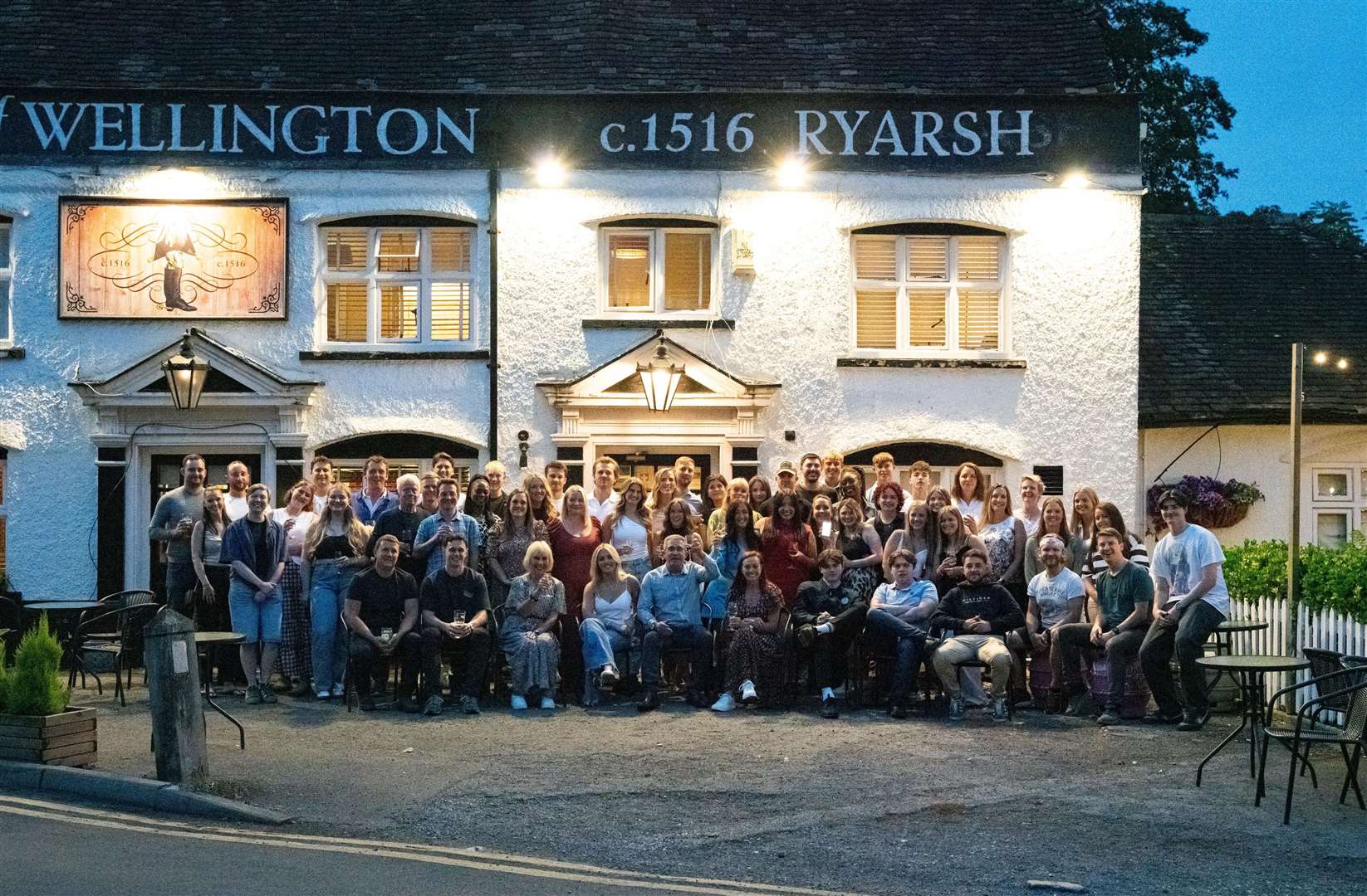 The Duke of Wellington hosted a reunion party for all former employees which was attended by more than 60 people