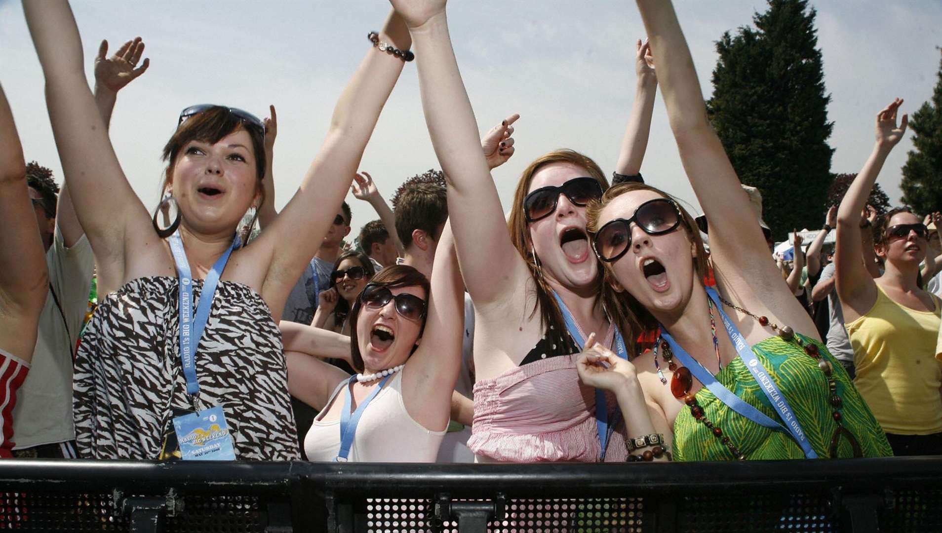 Crowds enjoy the music. Picture: BBC Pictures