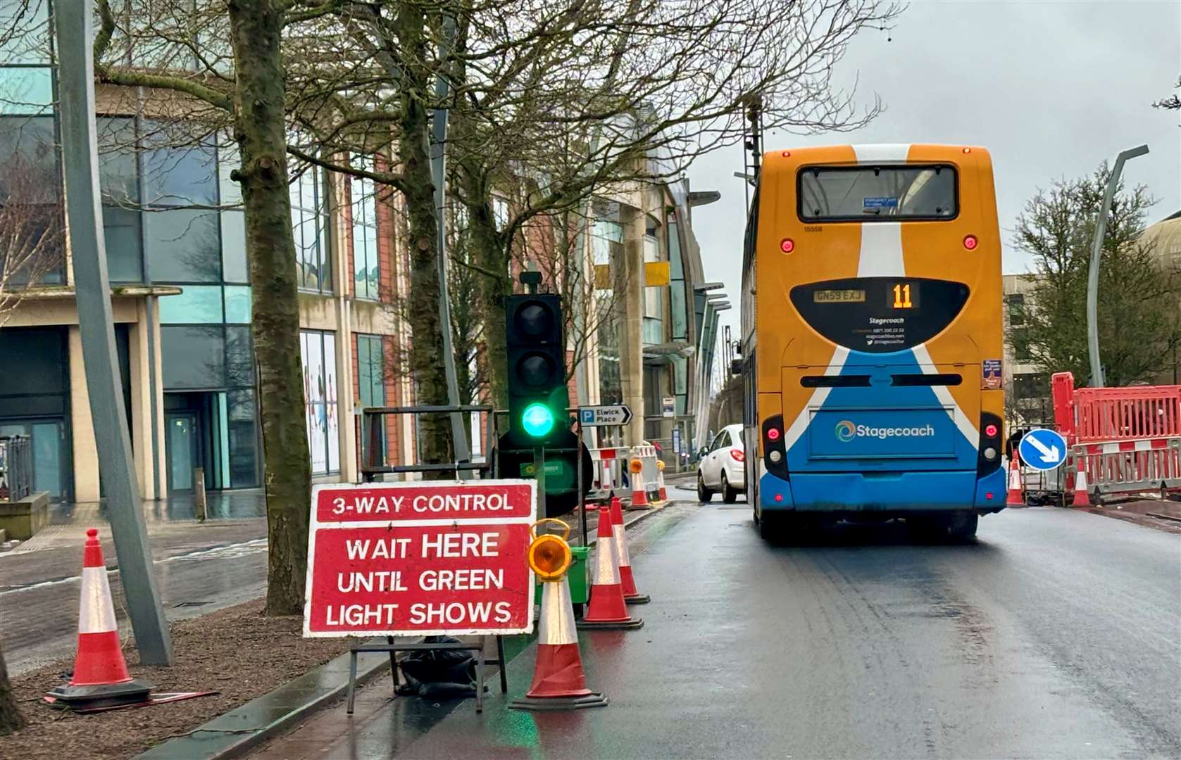 Drivers have been facing long delays across Ashford town centre due to the roadworks in Elwick Road