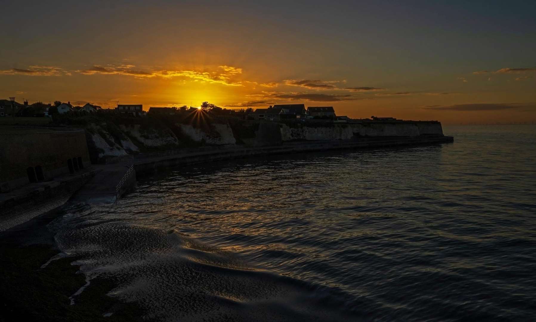 The white cliffs at Epple Bay. Pic: Wayne Stock.