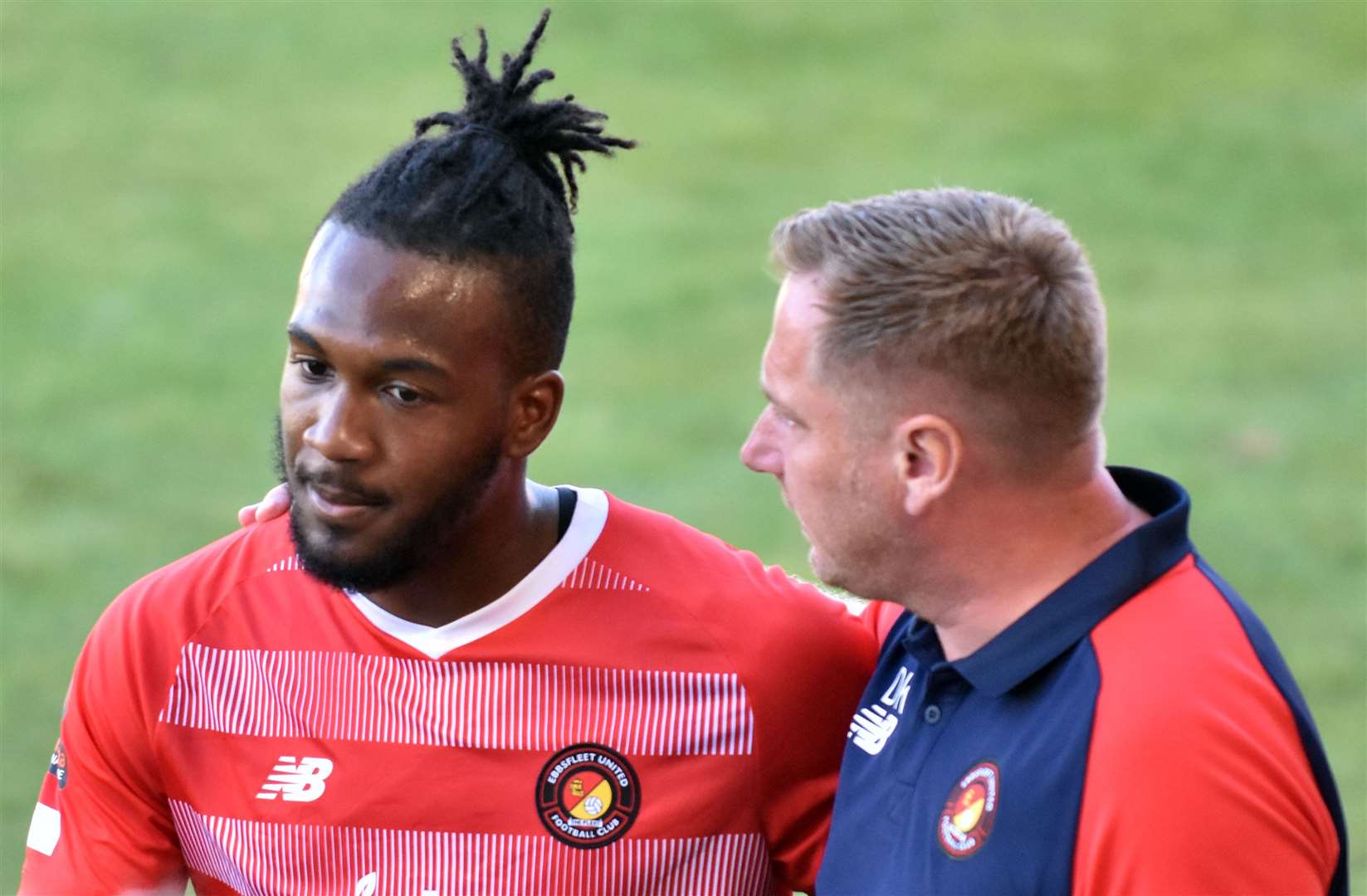 Ebbsfleet striker Dominic Poleon has heeded Dennis Kutrieb’s wise words with spectacular results Picture: Ed Miller/EUFC