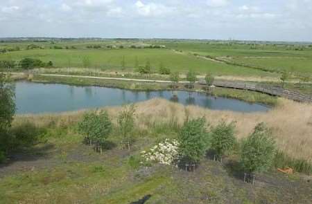WHOLE NEW SCENE: Part of the new Fowlmead Country Park. Picture: TERRY SCOTT