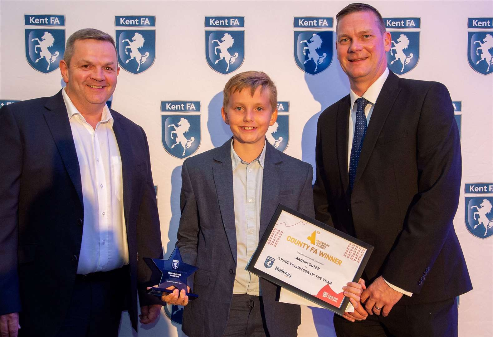 Young Volunteer of the Year Archie Suter, of Faversham Strike Force. Picture: Ian Scammell