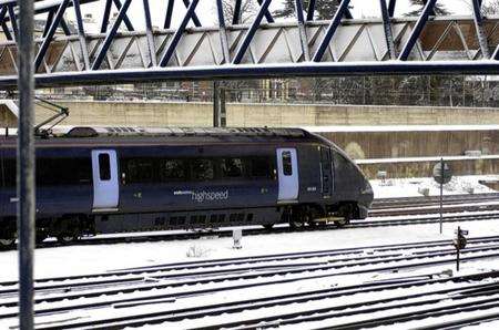 A Southeastern 395 Javelin in the snow