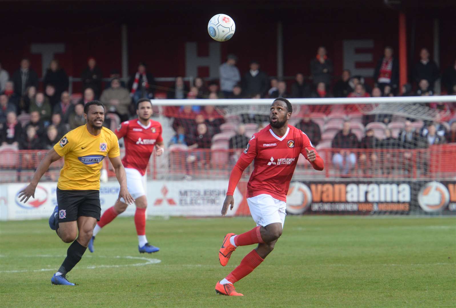 Ebbsfleet play Dagenham & Redbridge in the National League at Stonebridge Road on Saturday. Picture: Chris Davey... (8539661)