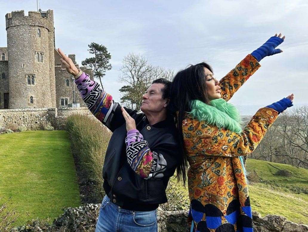 Ann Kaplan Mulholland bought Lympne Castle with her husband Dr Stephen Mulholland in February 2023. Picture: Ann Kaplan Mulholland/Instagram