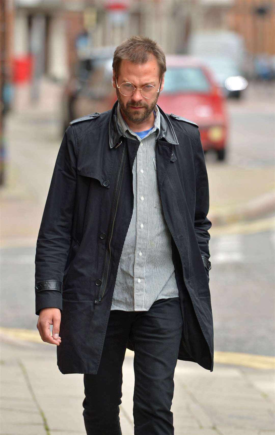 Ex-Kasabian singer, Tom Meighan, arrives at Leicester Magistrates’ Court