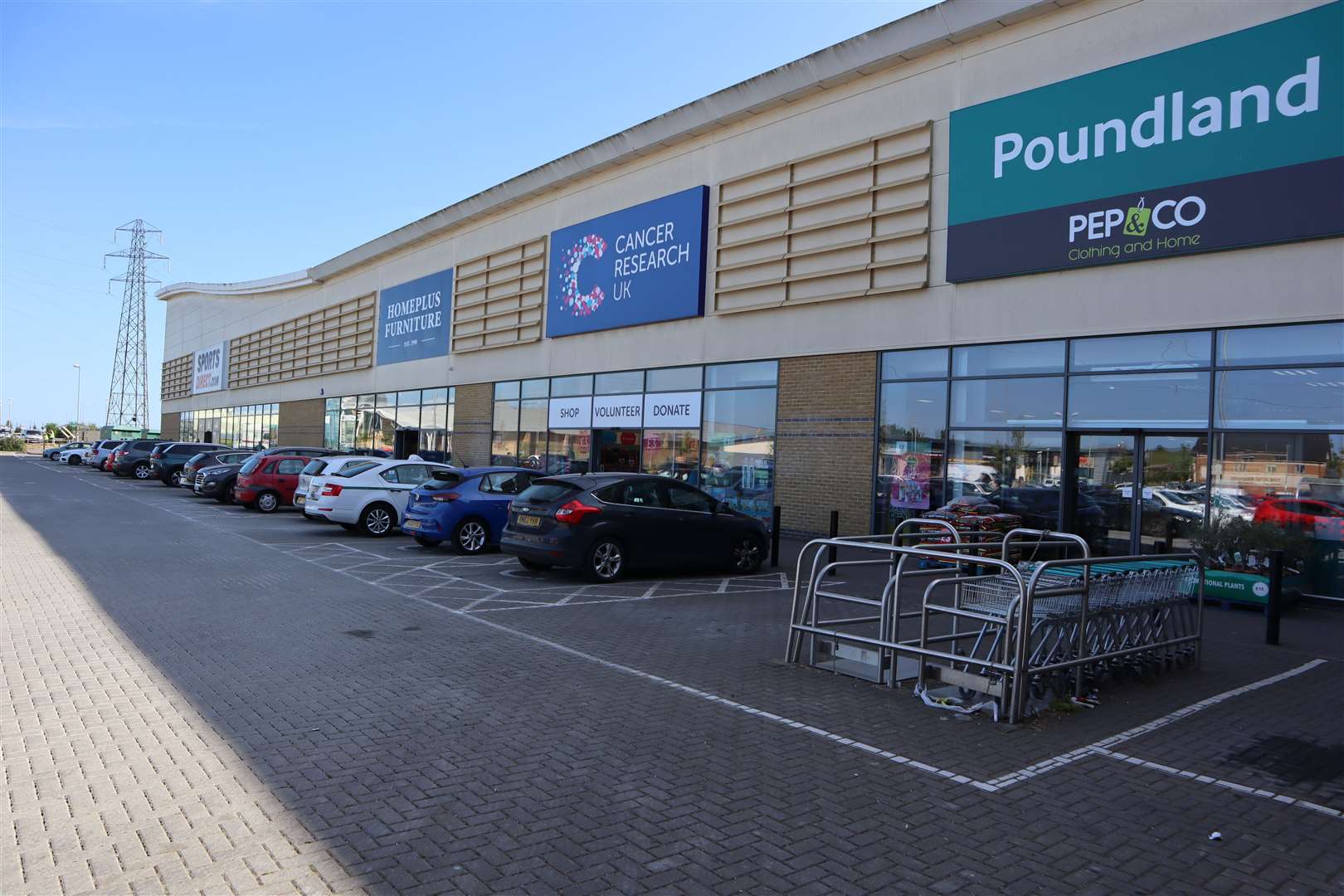 Neats Court retail park at Queenborough