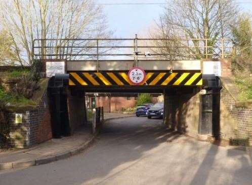 Britain’s most-based bridge is Coddenham Road bridge in Needham Market, Suffolk (Network Rail/PA)