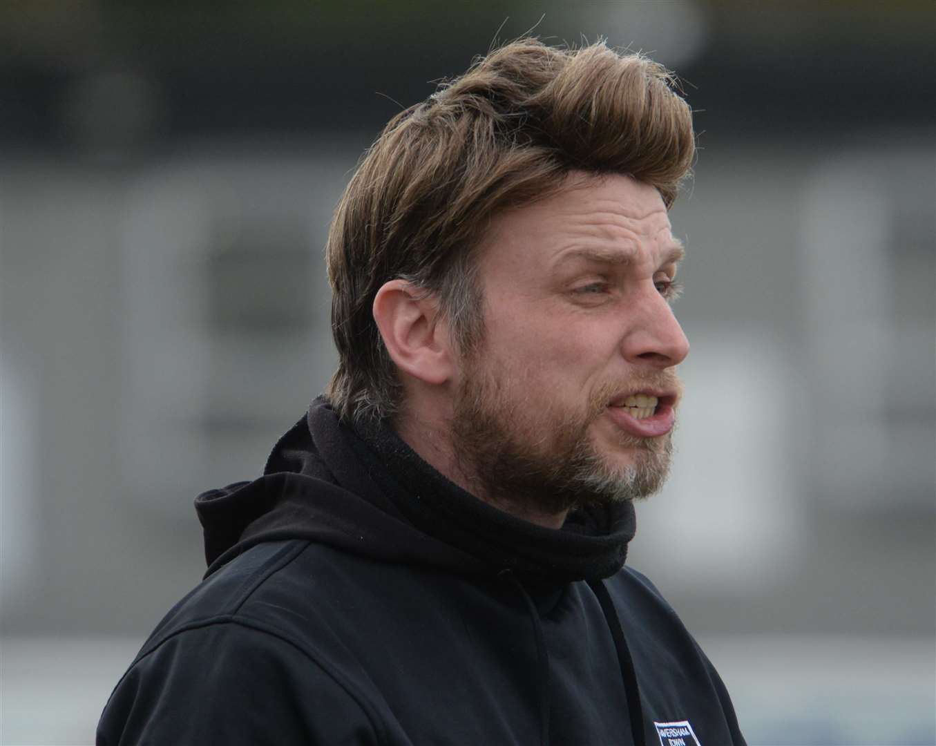 Faversham manager James Collins Picture: Chris Davey