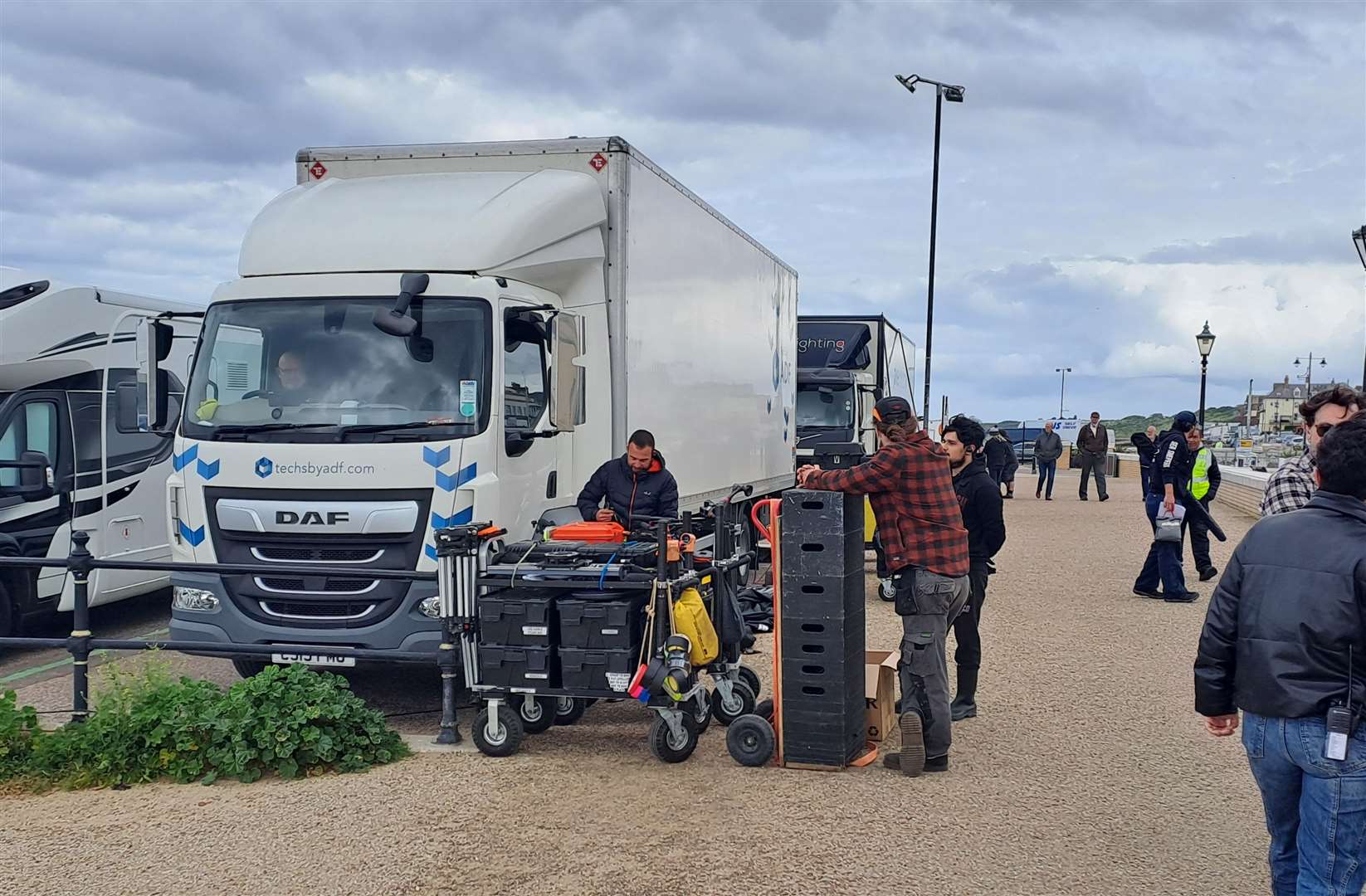 Film crews descended on Herne Bay last year