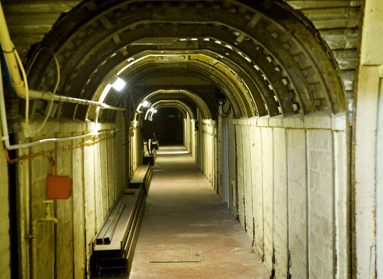 The tunnels at Dover Castle