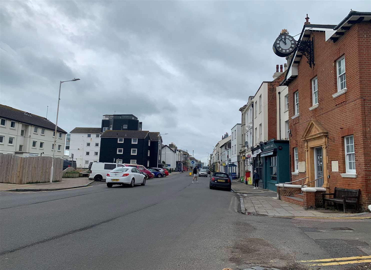 Sandgate High Street, once full of antique shops, is now home to trendy cafes and wine bars