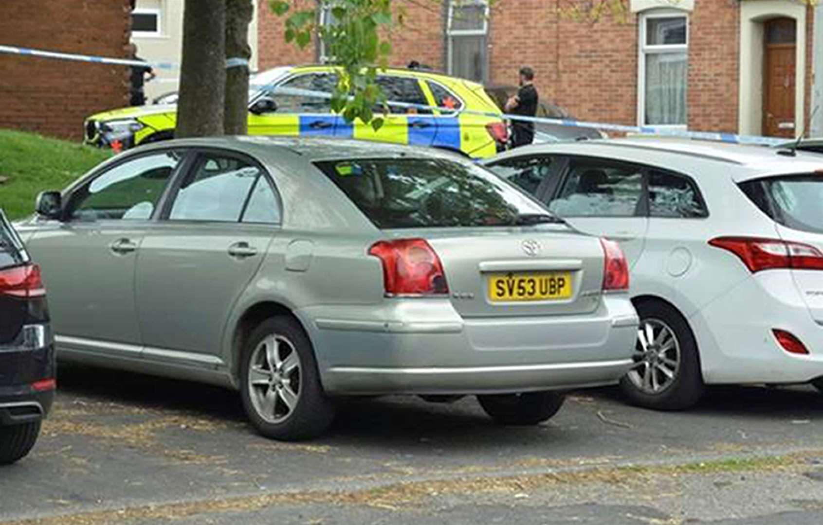 The Toyota Avensis that police believe was used in the shooting was later found abandoned (Lancashire Police/PA)
