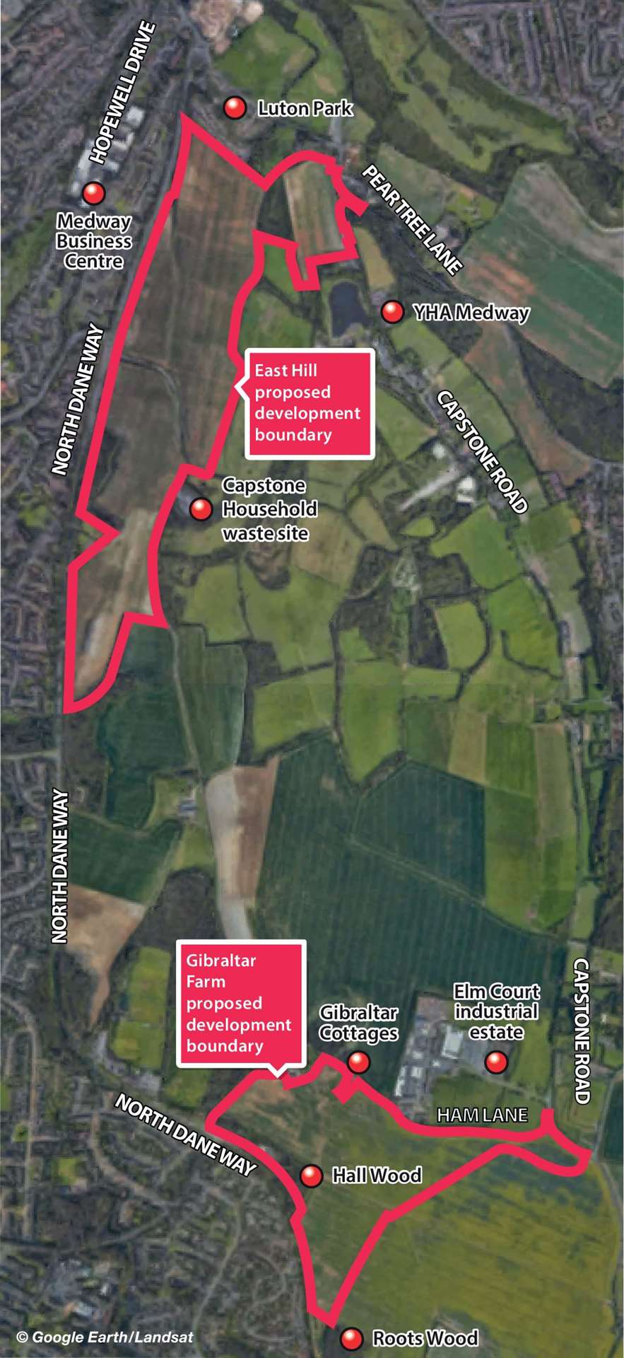 East Hill & Gibraltar Farm Map (9008363)