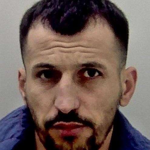 Edison Kaculi was jailed for two-and-a-half years. Picture: Kent Police