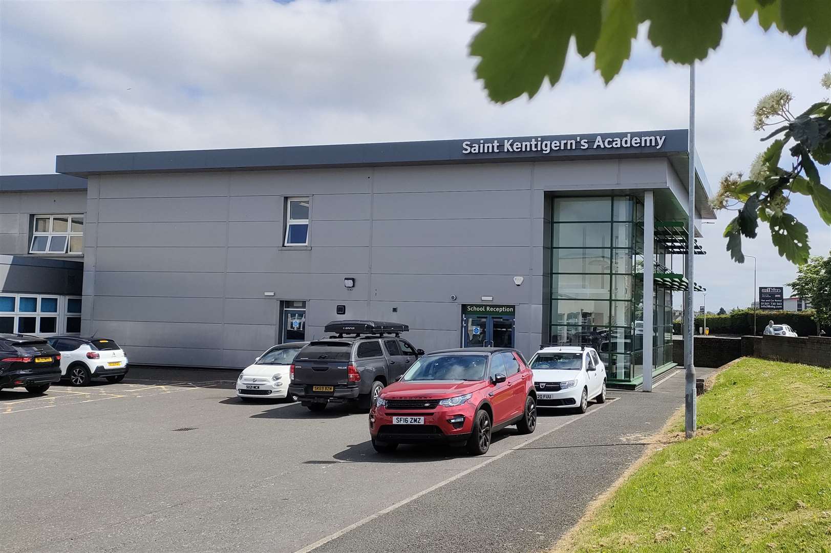 St Kentigern’s Academy in Blackburn, West Lothian, is one of the schools where Raac has been detected (PA)