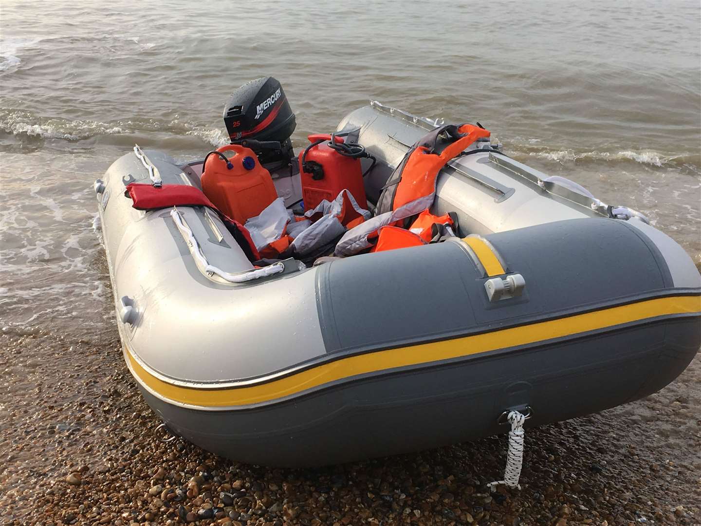 A boat similar to this one was used in each of today's unsuccessful crossings. Photo: Liliandra Von Kent