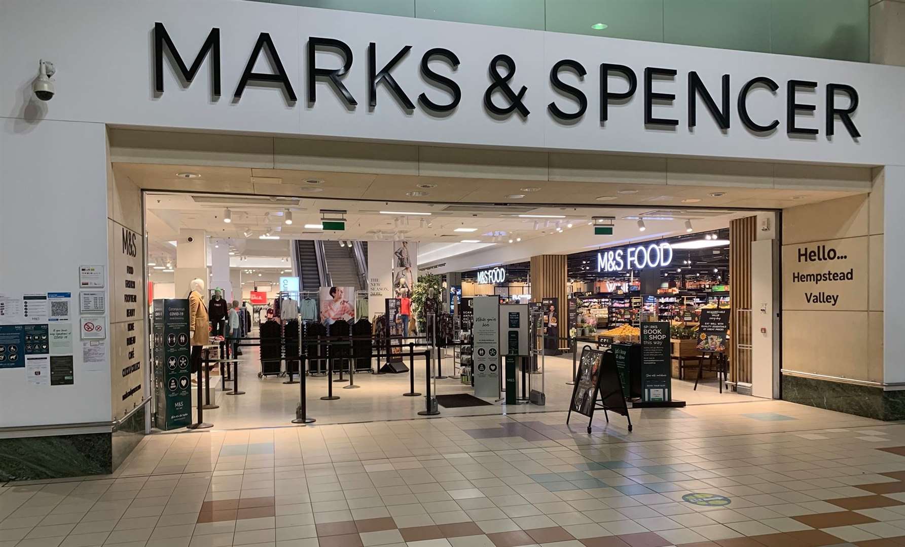 M&S café reopens at Hempstead Valley Shopping Centre in Gillingham