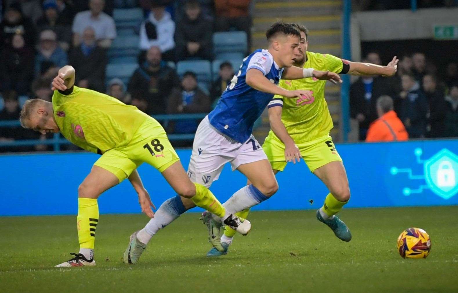 Gillingham beat Port Vale last time out but go into this weekend’s League 2 fixtures 10 points behind the leaders. Picture: Stuart Watson