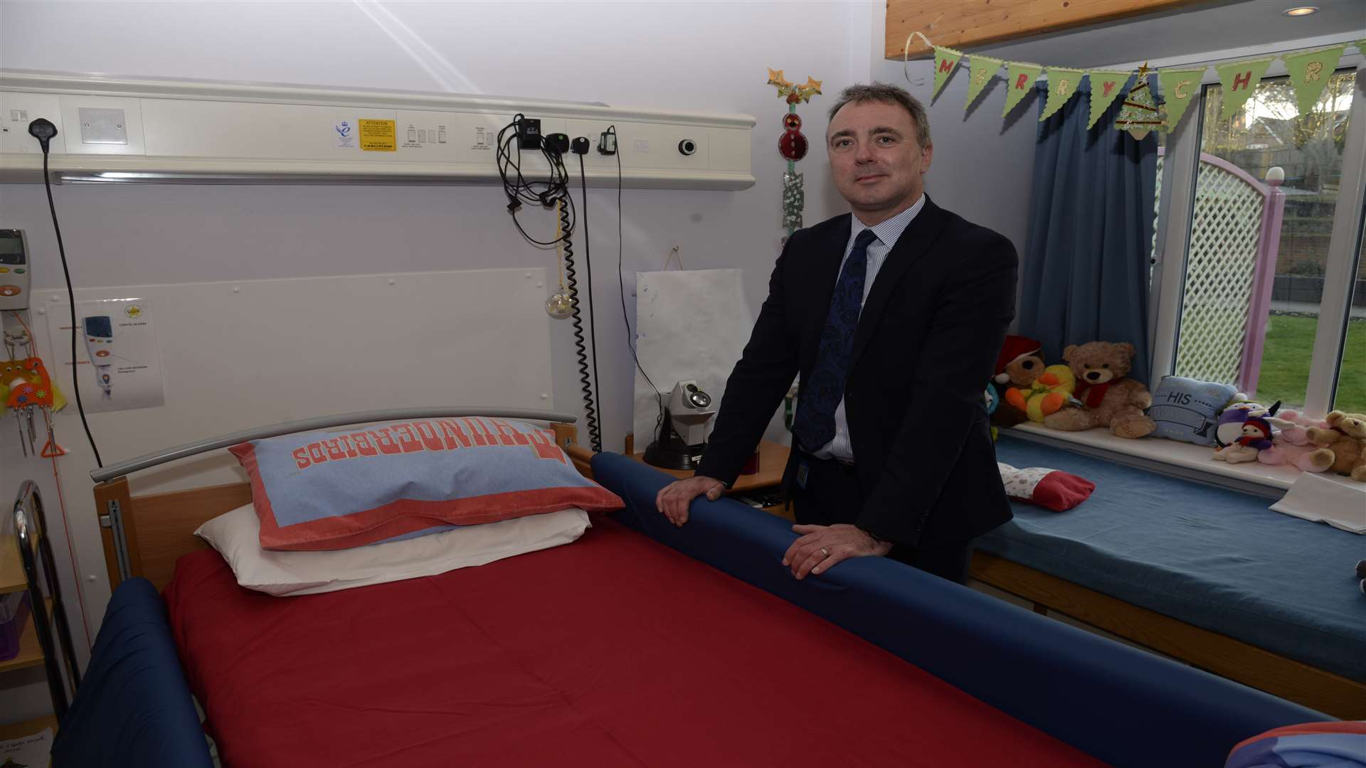 Demelza chief executive Ryan Campbell at the Sittingbourne hospice