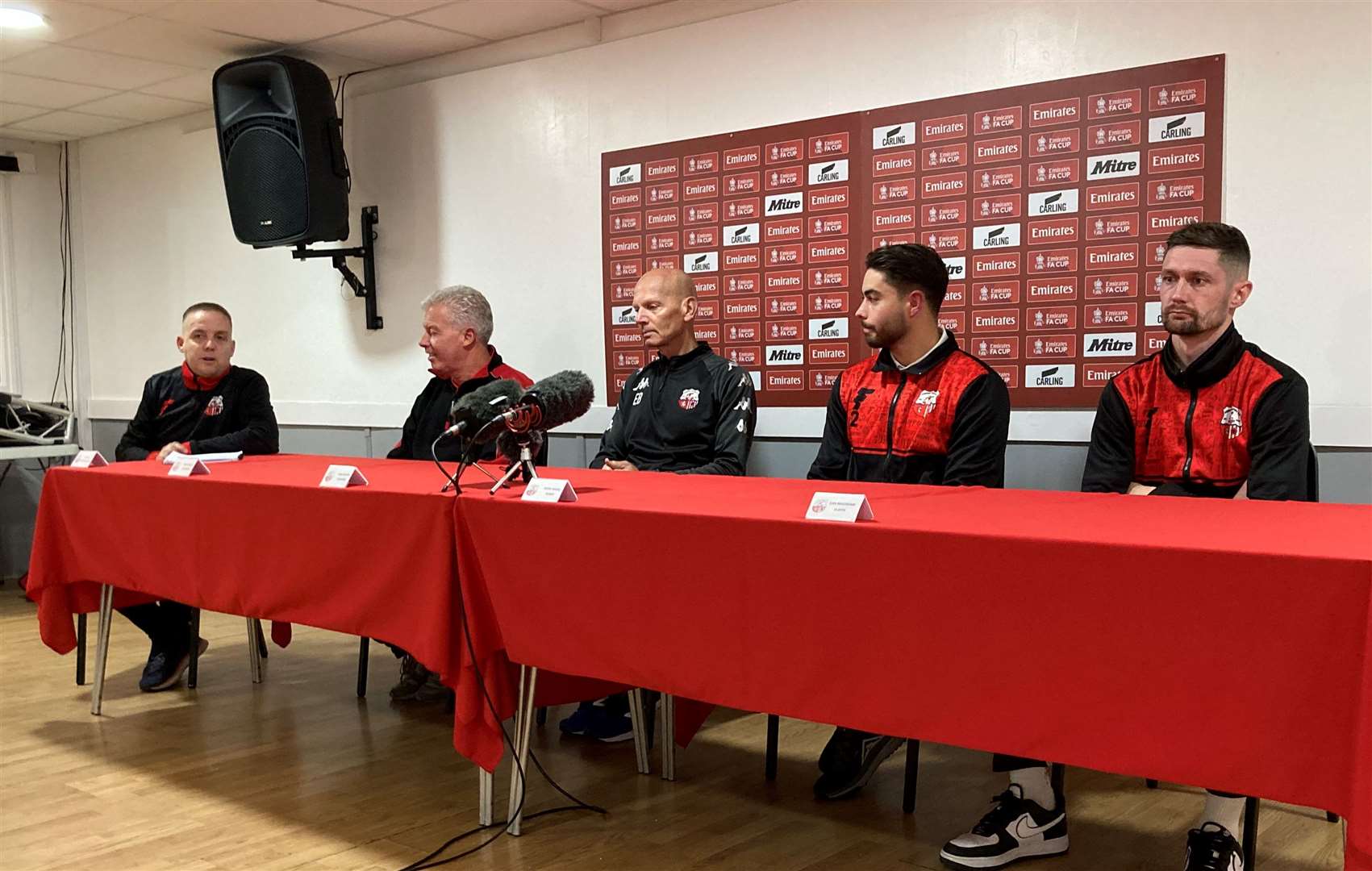 Sheppey United invited the press in on Wednesday night ahead of their FA Cup first round fixture