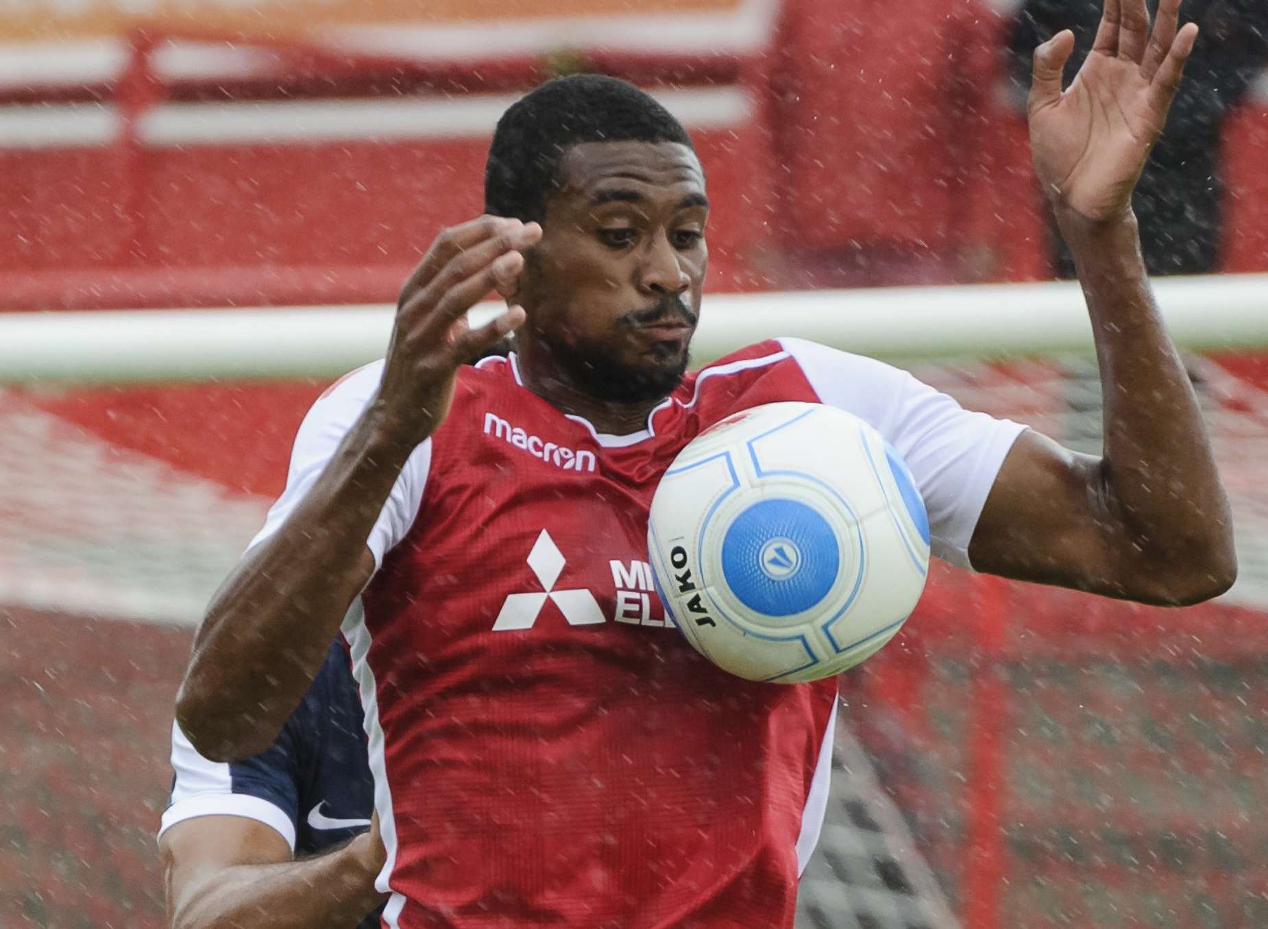 Ebbsfleet striker Danny Mills Picture: Andy Payton