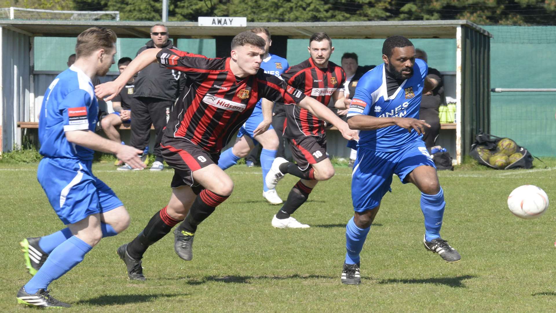 Sittingbourne (red and black) are set for a new stadium, courtesy of the Kent Science Park Picture: Chris Davey