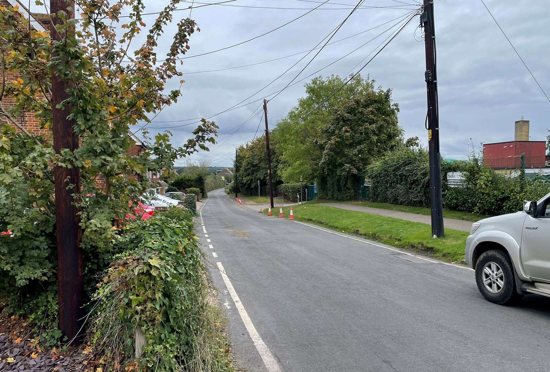 Forge Lane 10 minutes after Holywell Primary School and Nursery closed for the day at 3.15pm. Picture: Joe Crossley