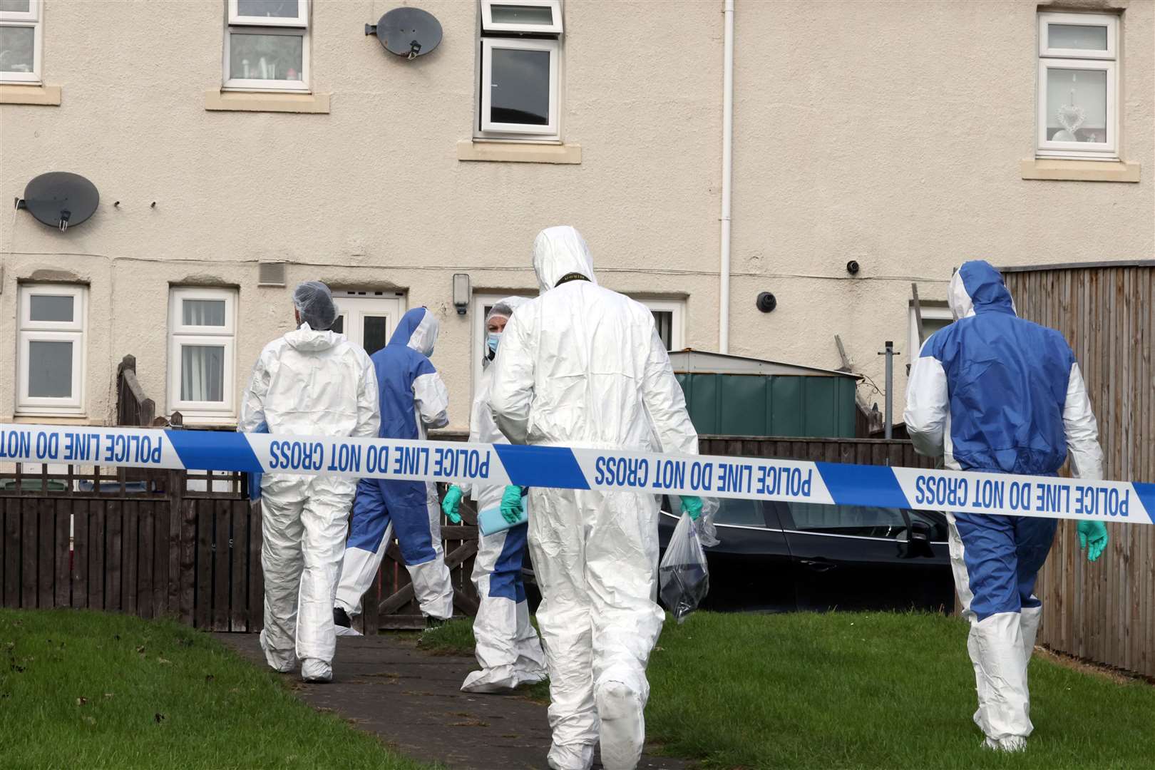 The dog was ‘destroyed at the scene to ensure the safety of the public’, and a second dog was also seized from an address as a precaution (Owen Humphreys/PA)