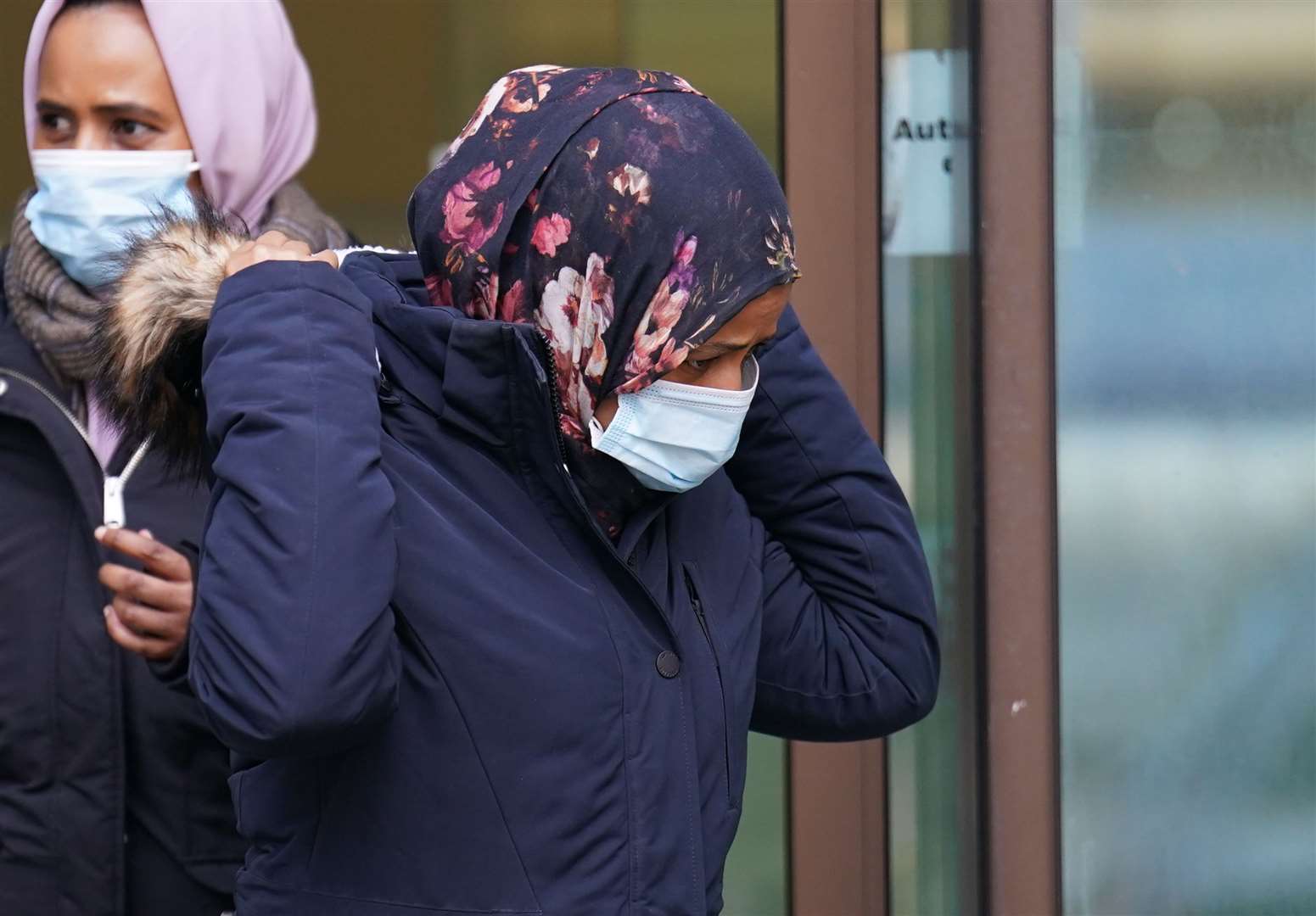 Rawda Said leaves Westminster Magistrates’ Court in London (James Manning/PA)