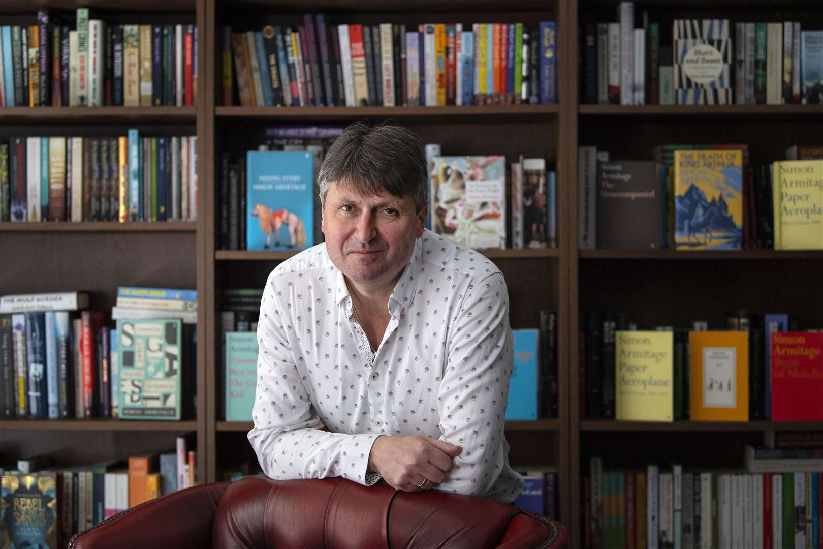 Poet Laureate Simon Armitage chaired the Queen’s Gold Medal for Poetry committee (Victoria Jones/PA)