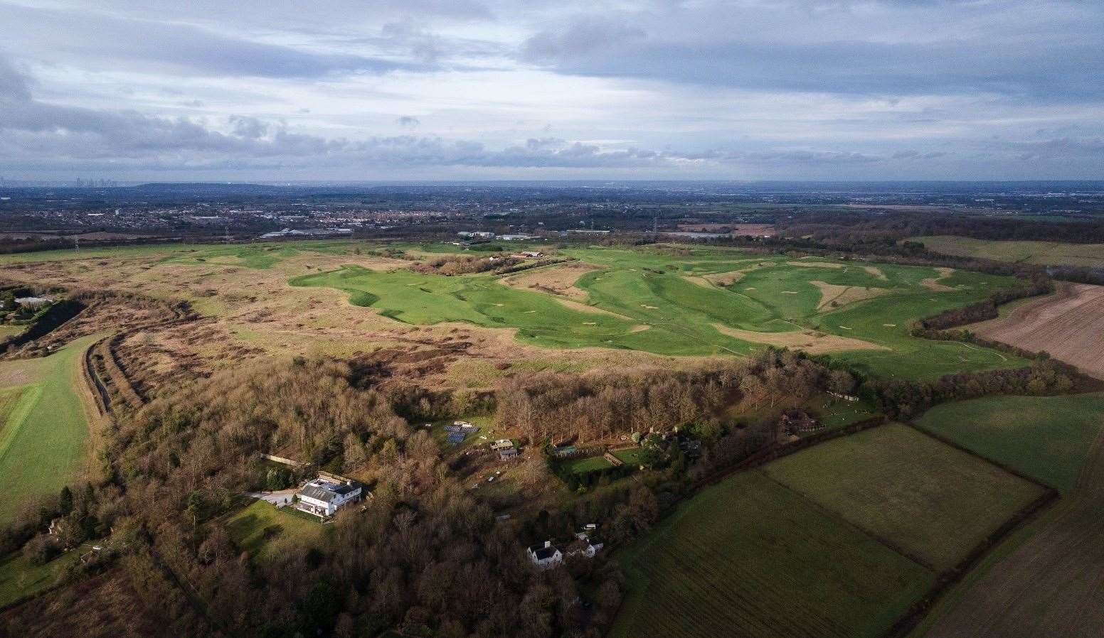 Pedham Place Golf Club gas been earmarked for thousands of homes but could yet be saved. Photo: Ken Baldock