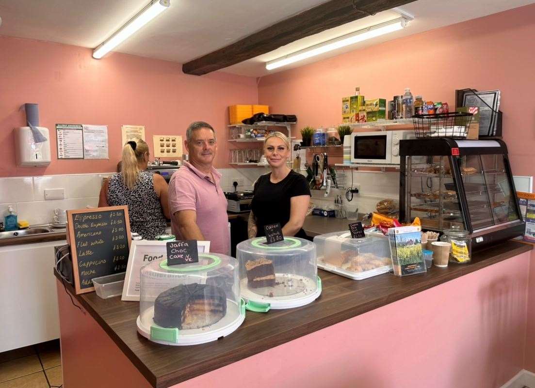 Joanne and Mick Beal opened The Village Coffee Shop in Goudhurst Road, Horsmonden on June 12