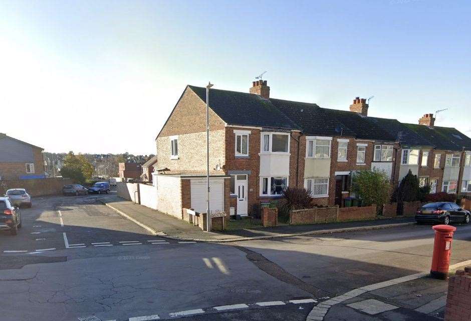 The incident occurred at the intersection of Shepway Close and Dawson Road in Folkestone. Photo: Google Maps