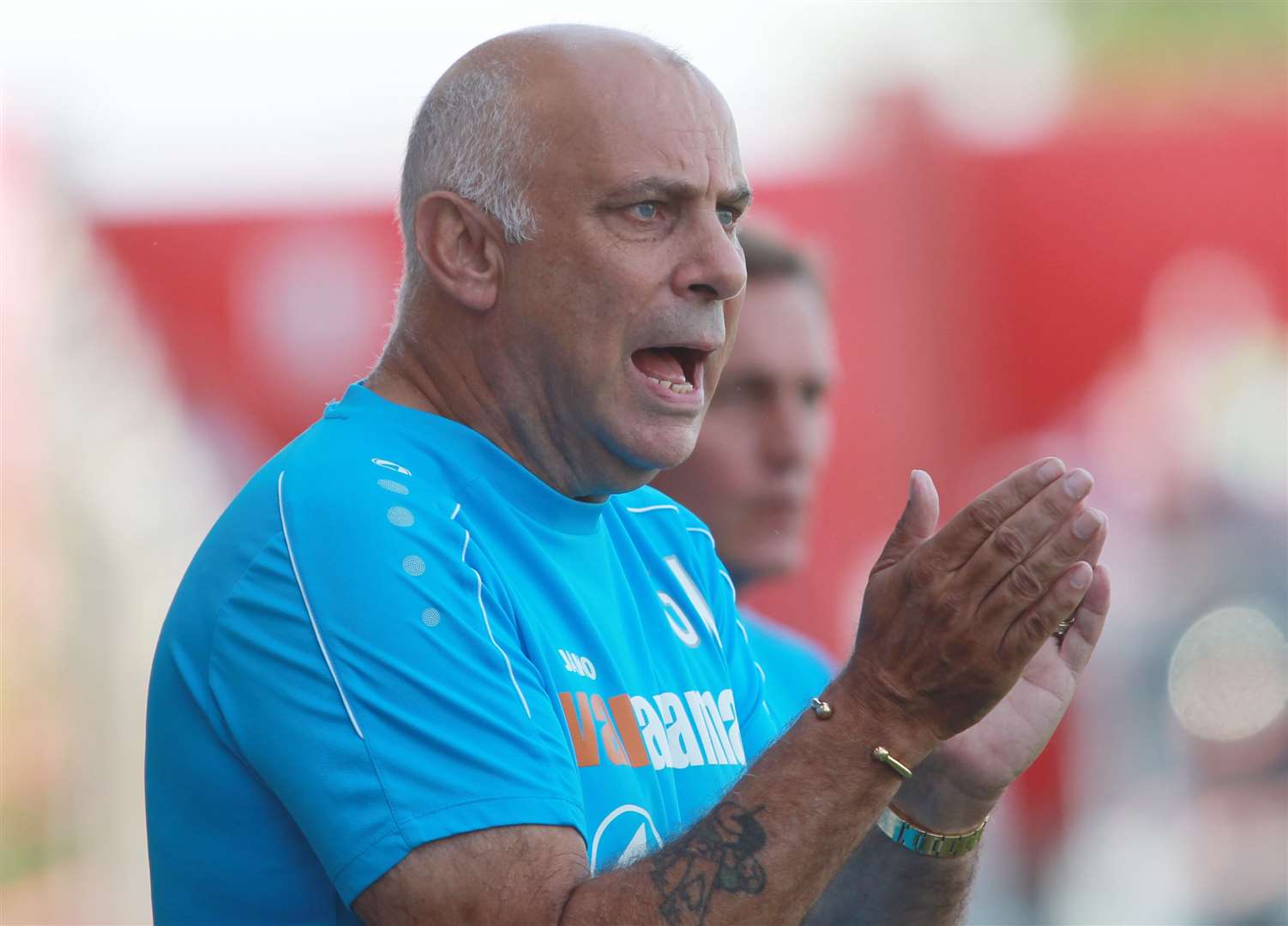 Ebbsfleet boss Garry Hill. Picture: John Westhrop